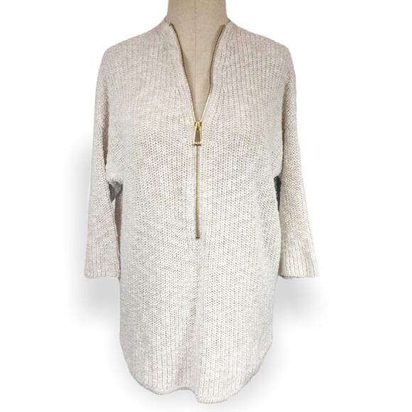 ABS allen Schwartz zipper front sweater sz S - Picture 1 of 5